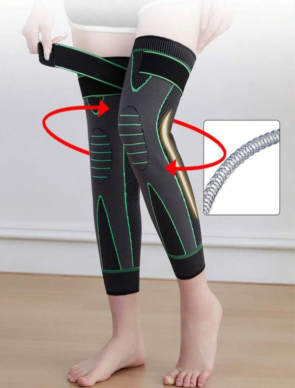 Adjustable Compression Knee Brace 🦵 | Breathable Elastic Support with Secure Strap for Pain Relief, Injury Prevention & Joint Support